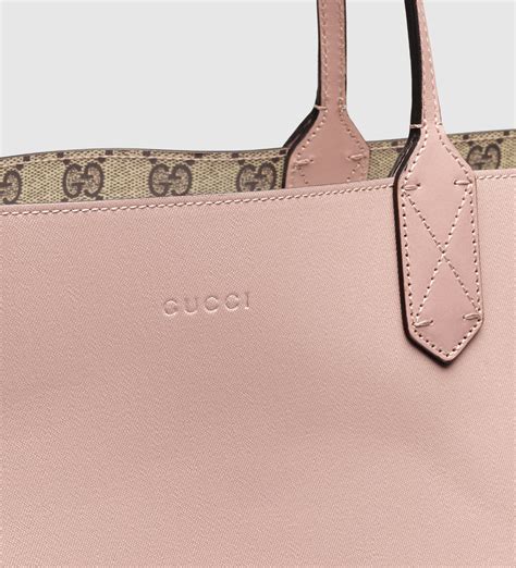 gucci pink reversible tote